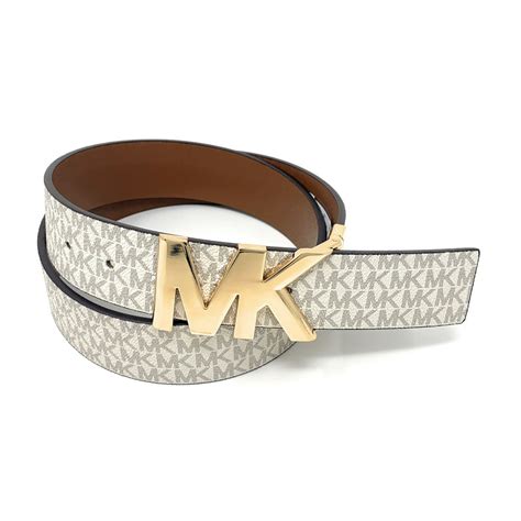 michael kors men's signature belt|Michael Kors belt make small.